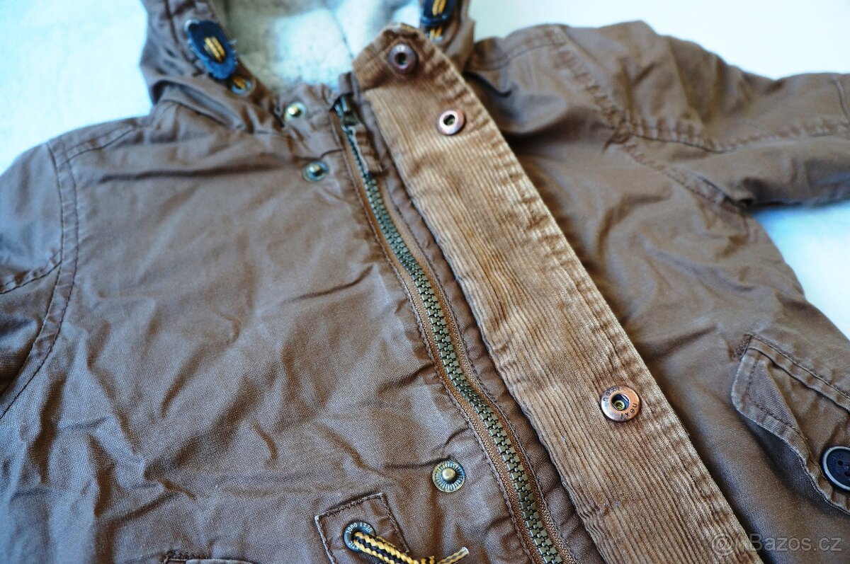 Dětská bunda NEXT - hnědá - velikost 92 - 4