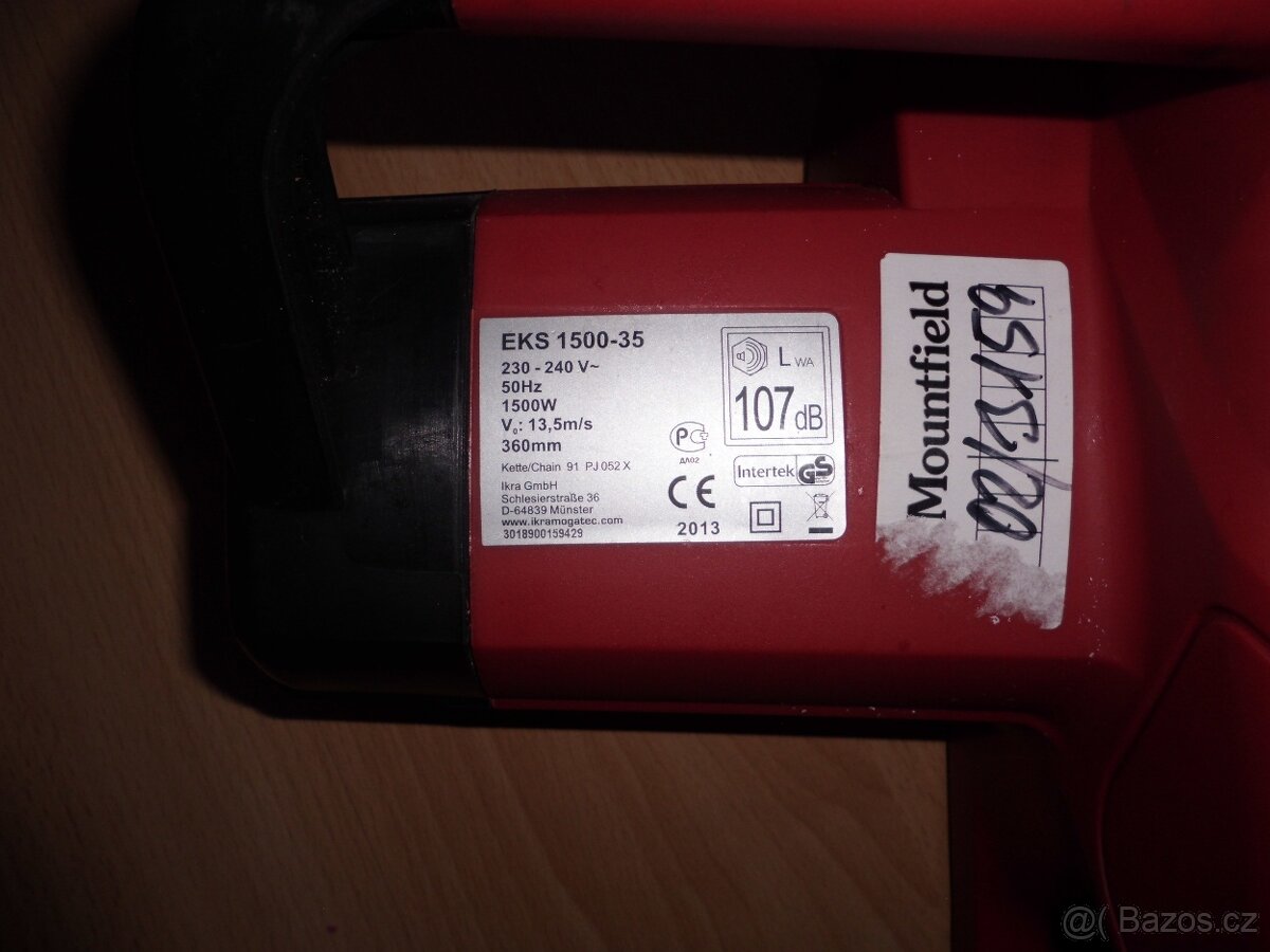 Elektrická řetězová pila EKS 1500-35 - 4