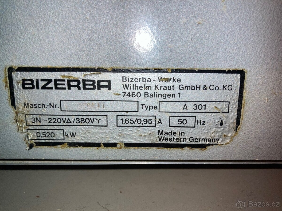 Nářezák. Nářezový stroj Bizerba - 4