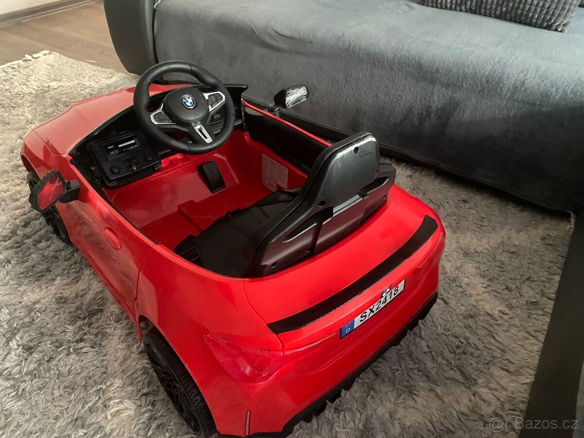 Elektrické autíčko BMW M4 12V červené - 4