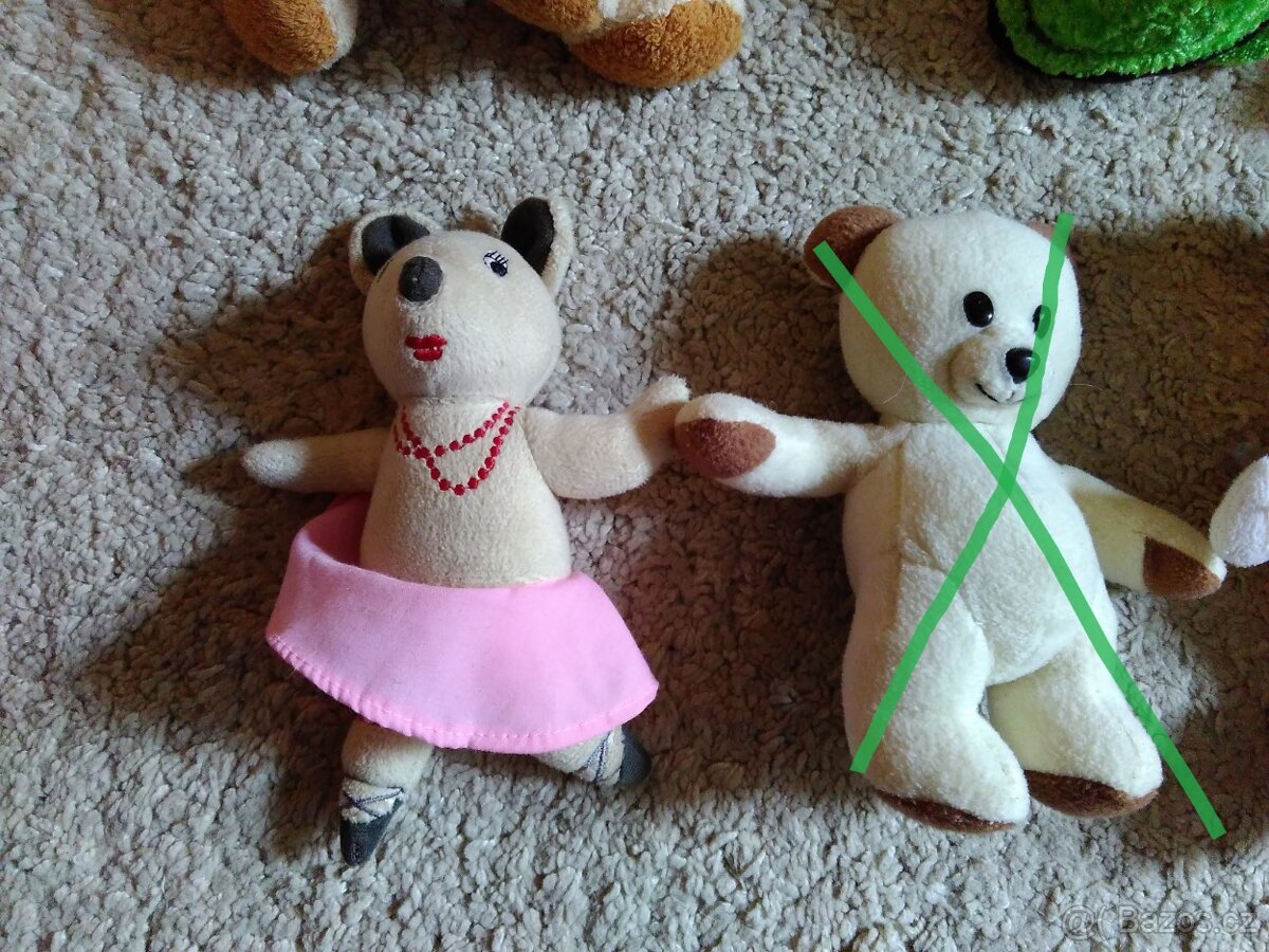 dětská plyšová hračka kůň, koník, myška tanečnice - 4