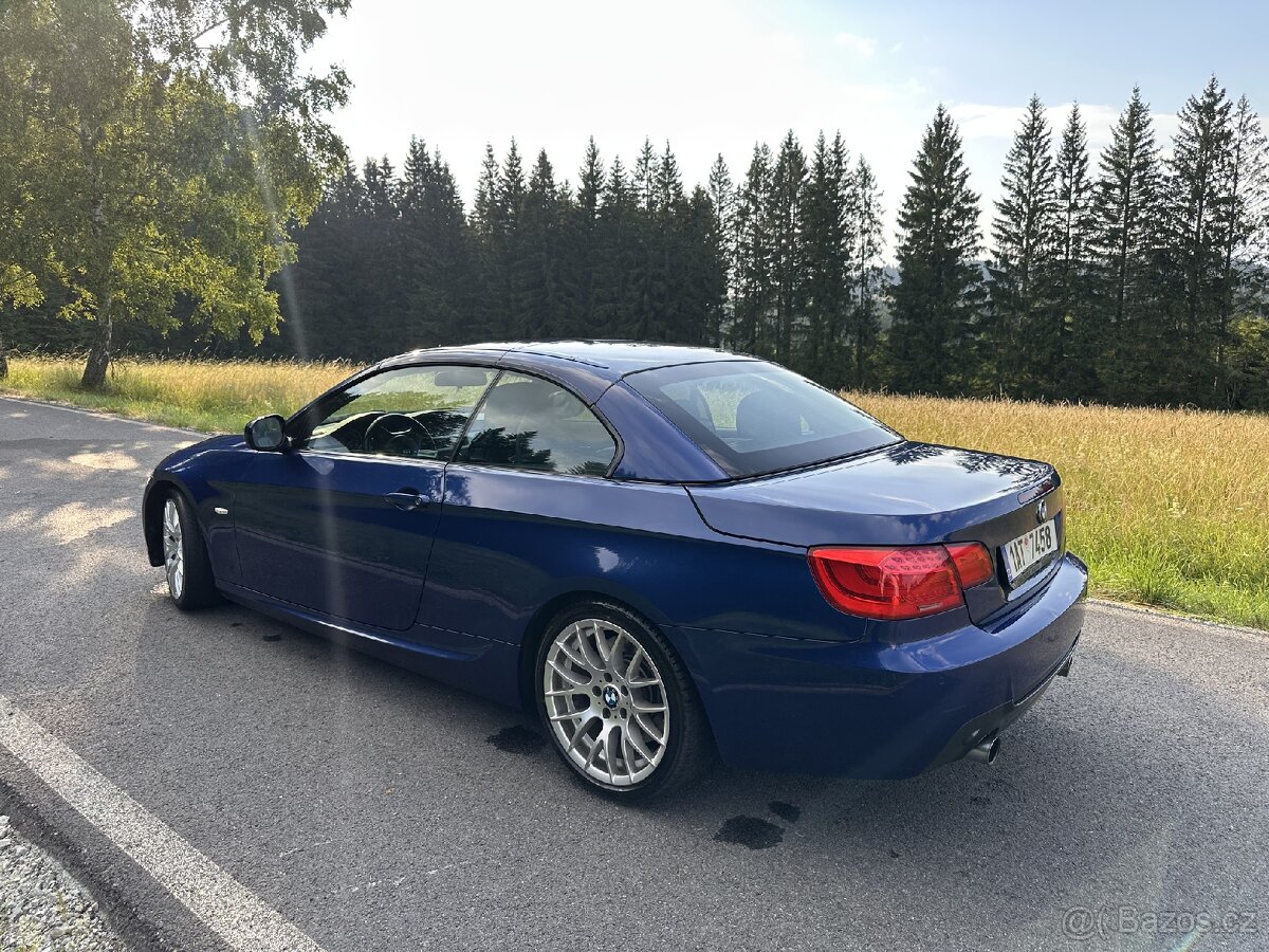 BMW 335i e93 cabrio, LeMans Blue, DKG, M-paket, n55 - 4