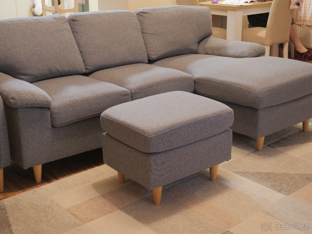 Pohovka Jysk Gedved s lenoškou 3 místná - 4