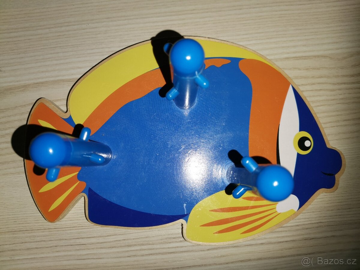 Playtive dřevěná motorická ryba - 4