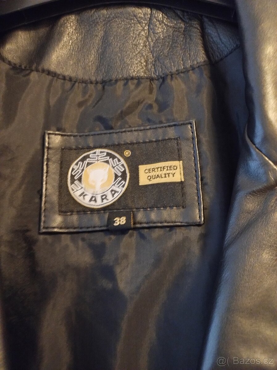 5) sako kožené černé - 4