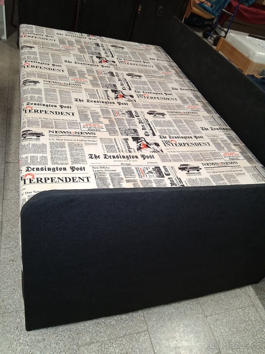 Postel šíře 120 cm s úložným prostorem - 4