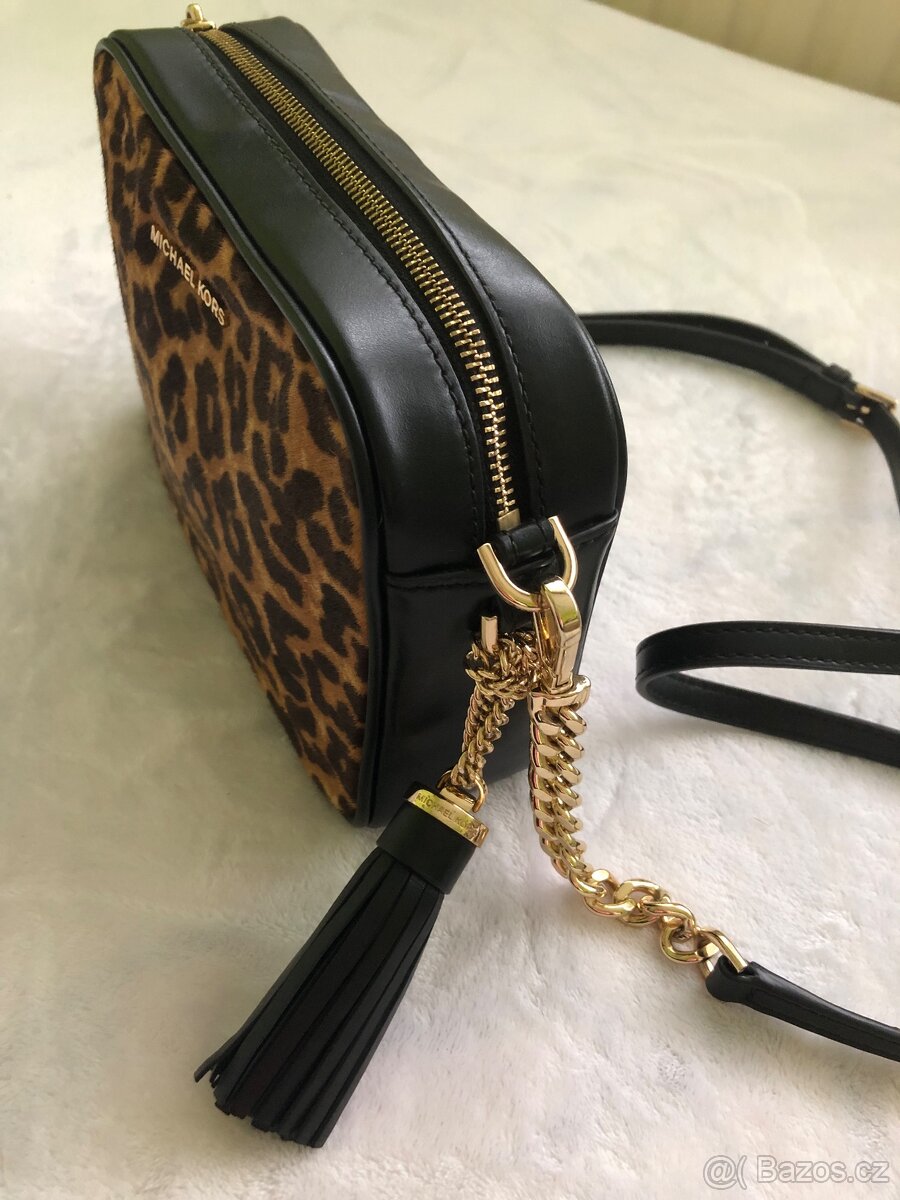 Michael Kors kabelka crossbody leopard originál - 4