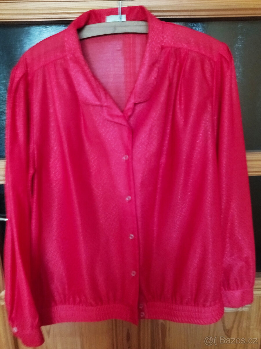 retro košilové halenky, saka, tuniky - 4