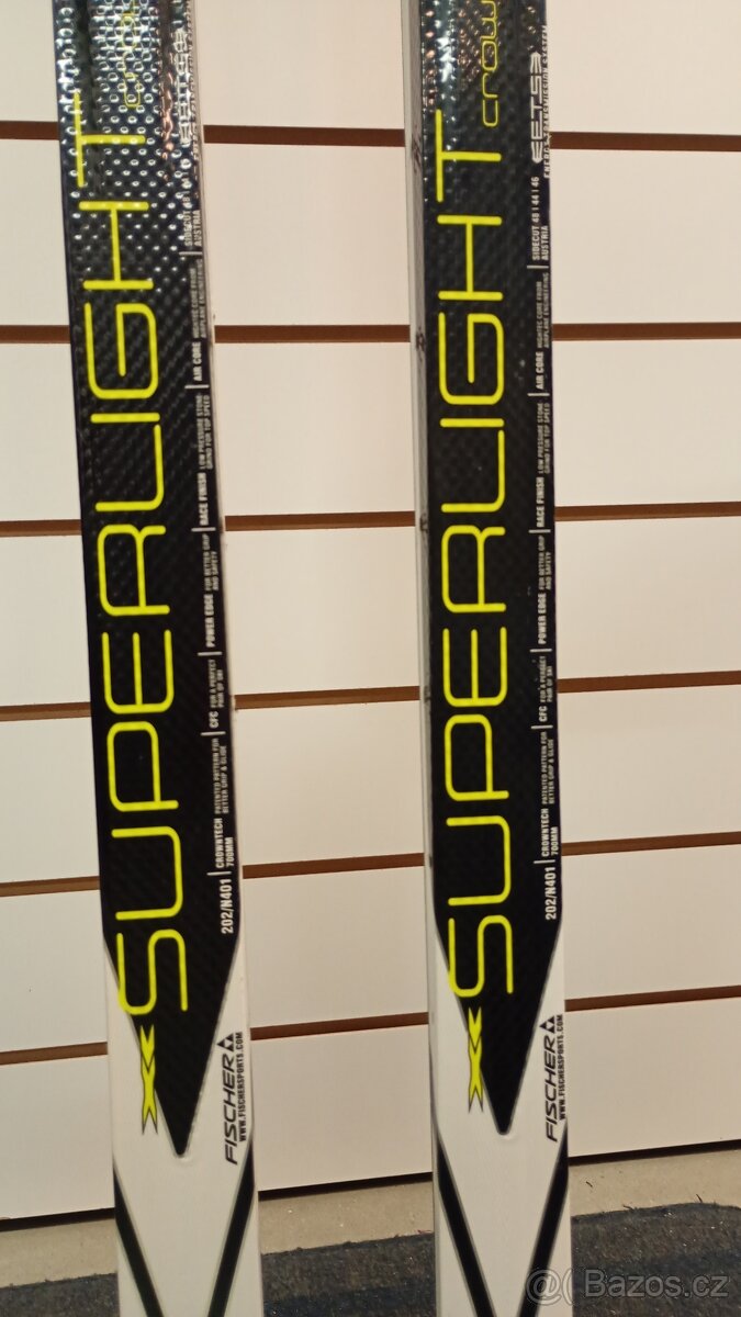 Nové Běžky FISCHER SUPERLIGHT CROWN 202 na 80-90kg - 4