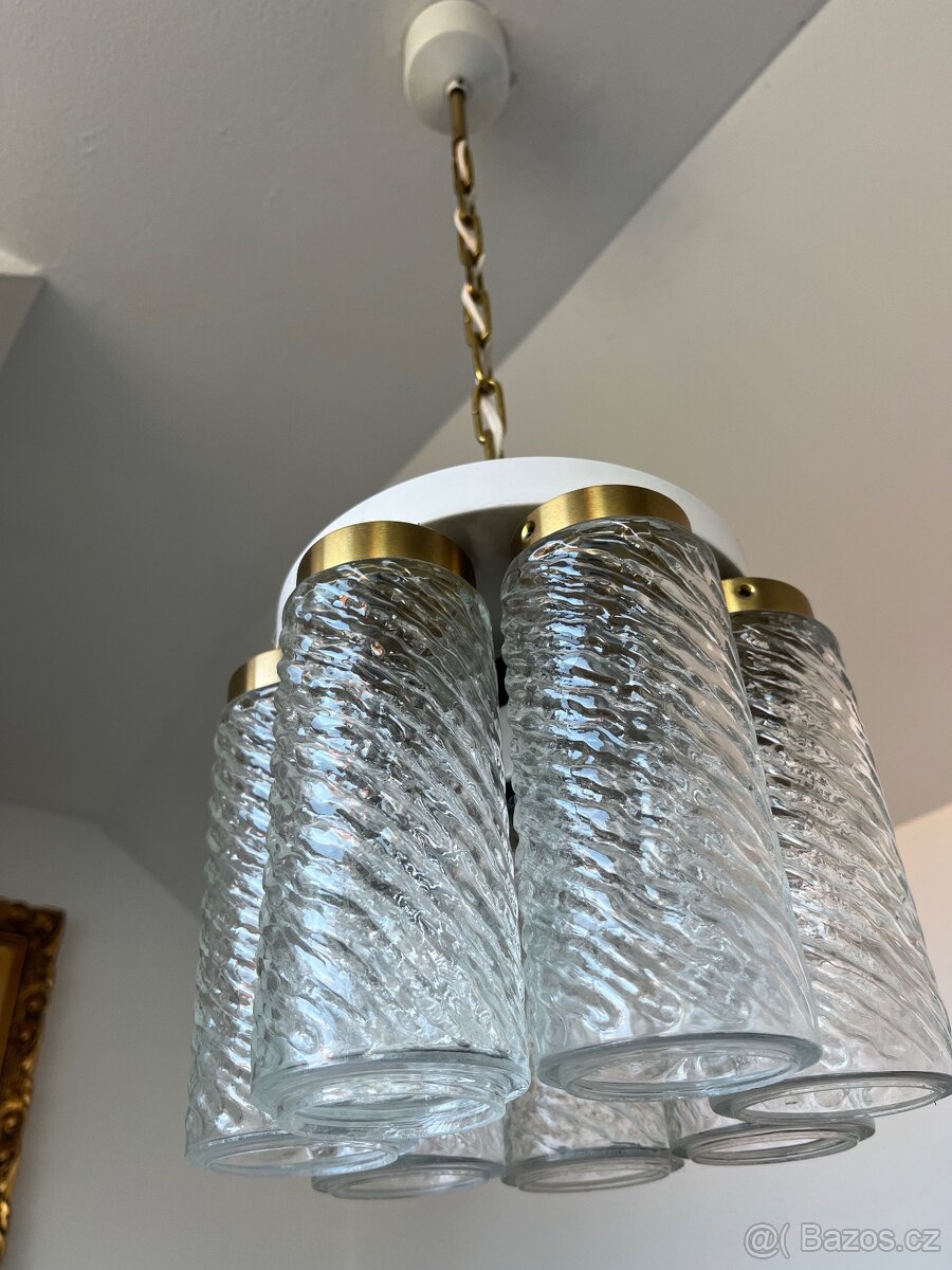 Retro vintage sedmdesátky lustr - 4