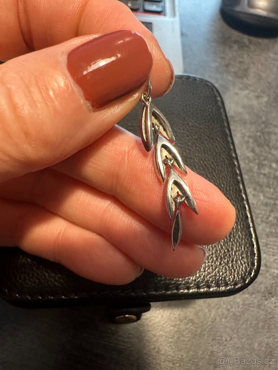 Zlatý přívěsek 14kt s brilianty - 4