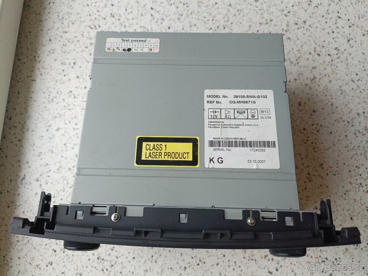 Autorádio Honda CR-V třetí generace - 4