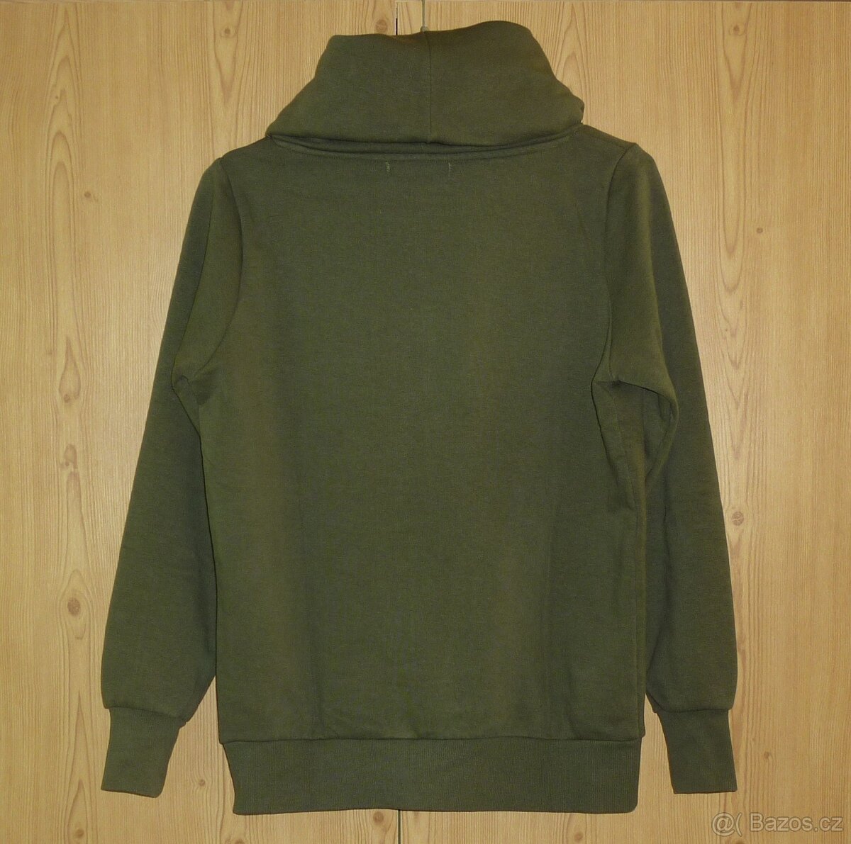 Khaki dámská mikina Reserved - 4