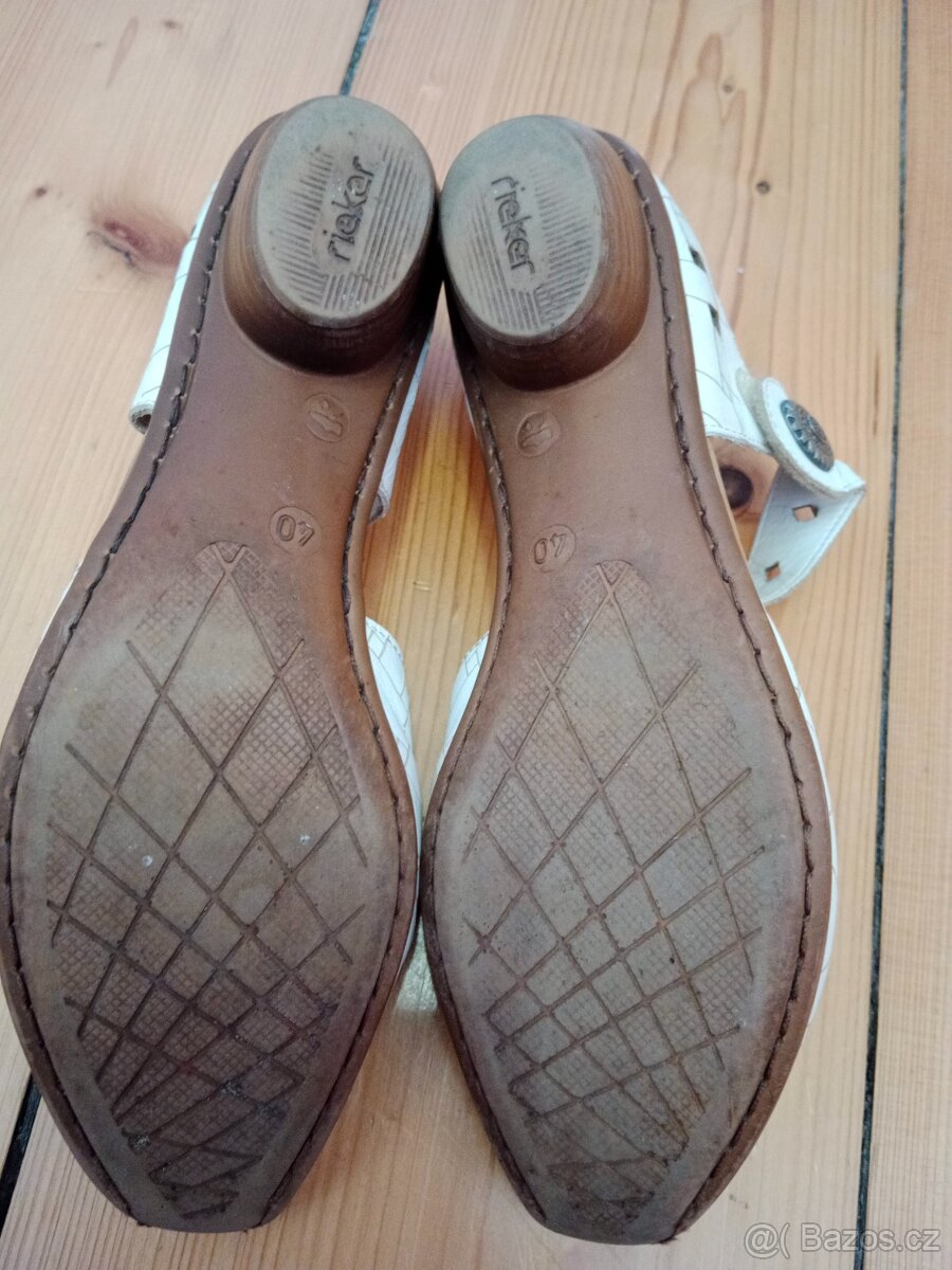 Dámské kožené boty Rieker - 4