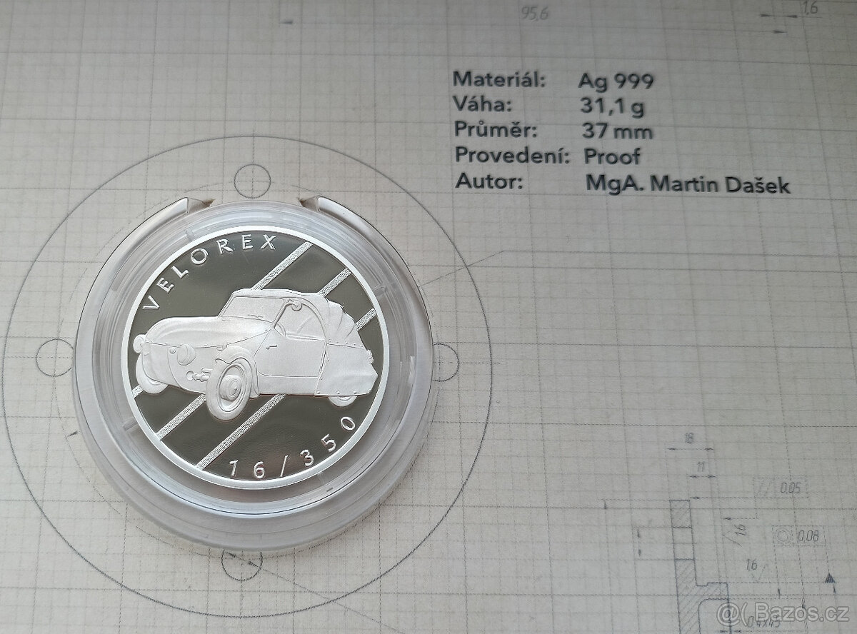 Sada 4 mincí ze série Na kolech 2023 - 4