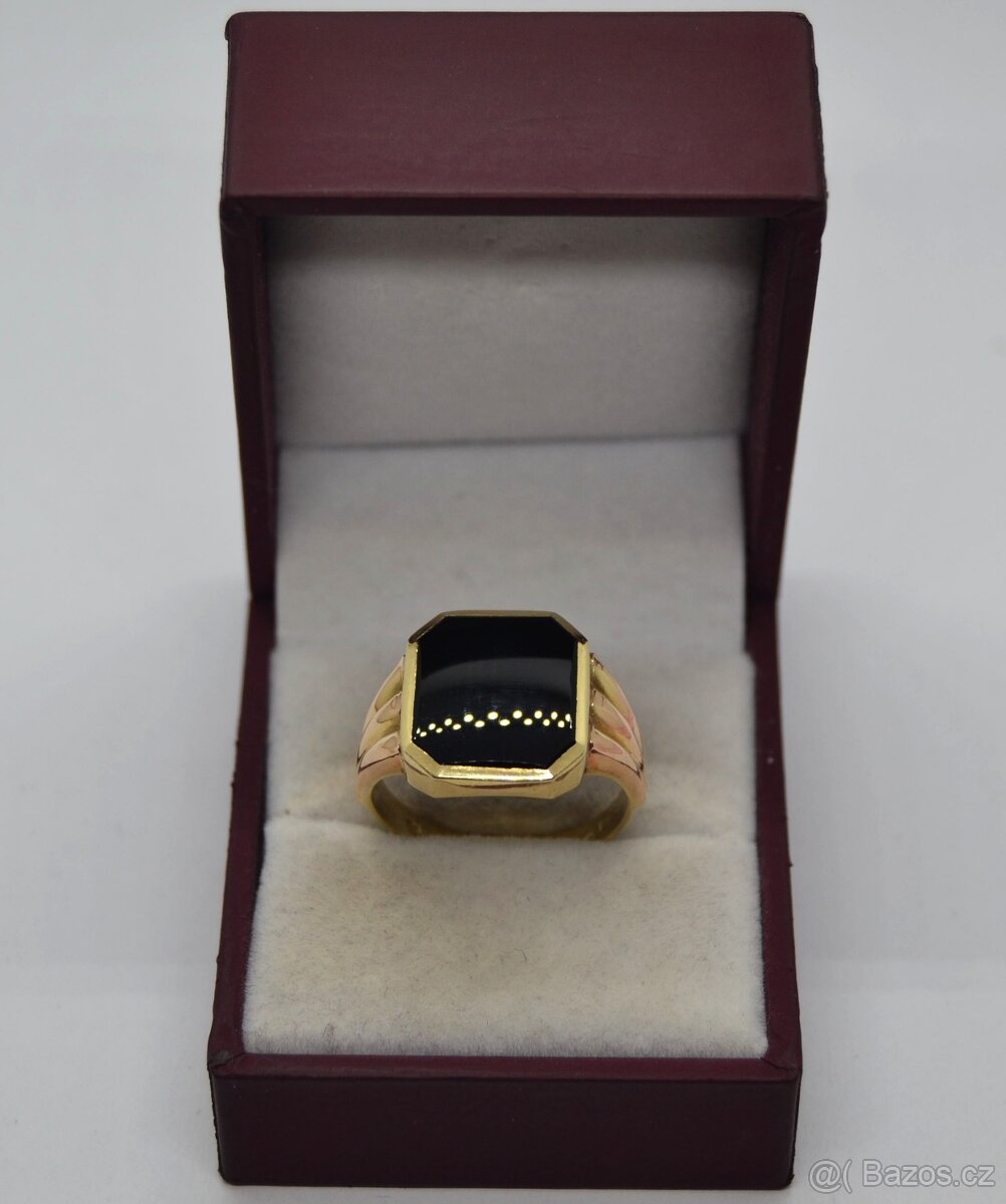 Zlatý pánský prsten - 4
