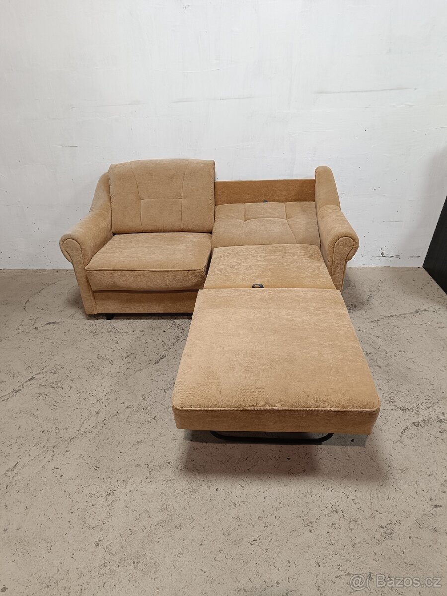 Rozkládací gauč,jedno lůžko, úložný prostor - 4