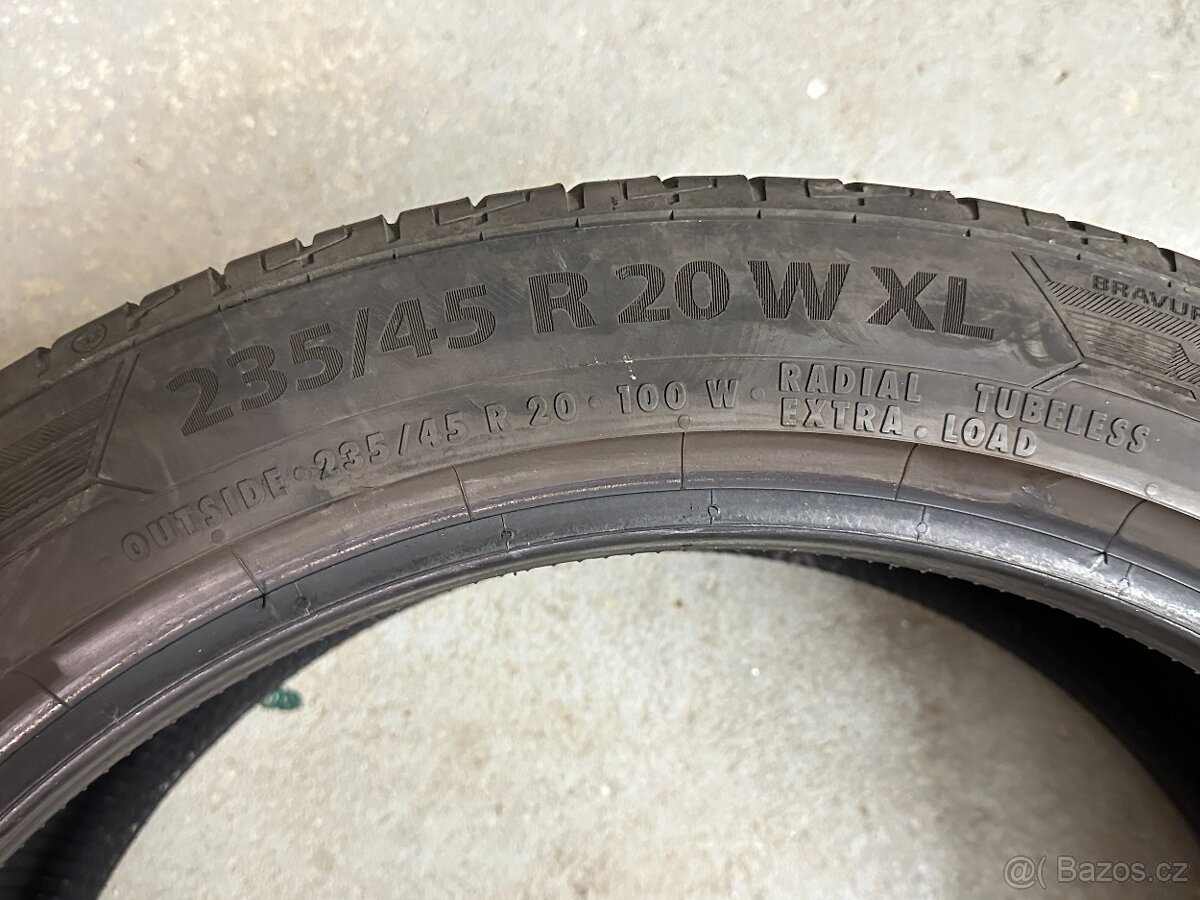 4 ks letní pneu 235/45/20 Barum Bravuris 5 - 4
