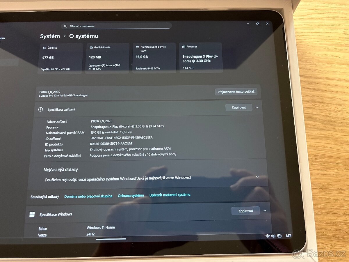 Zánovní Microsoft Surfase Pro - 4