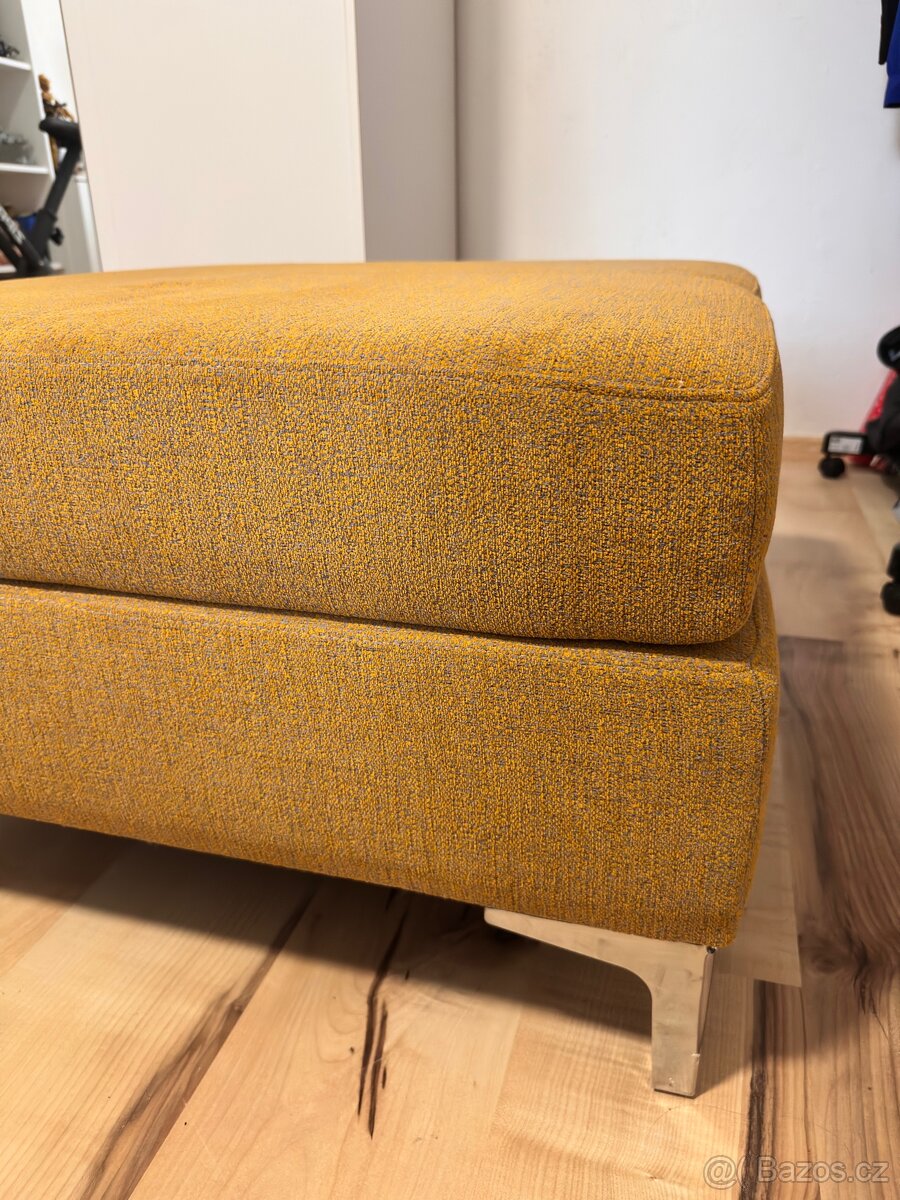 multifunkční taburet/konferenční stolek se sklem Phase - 4