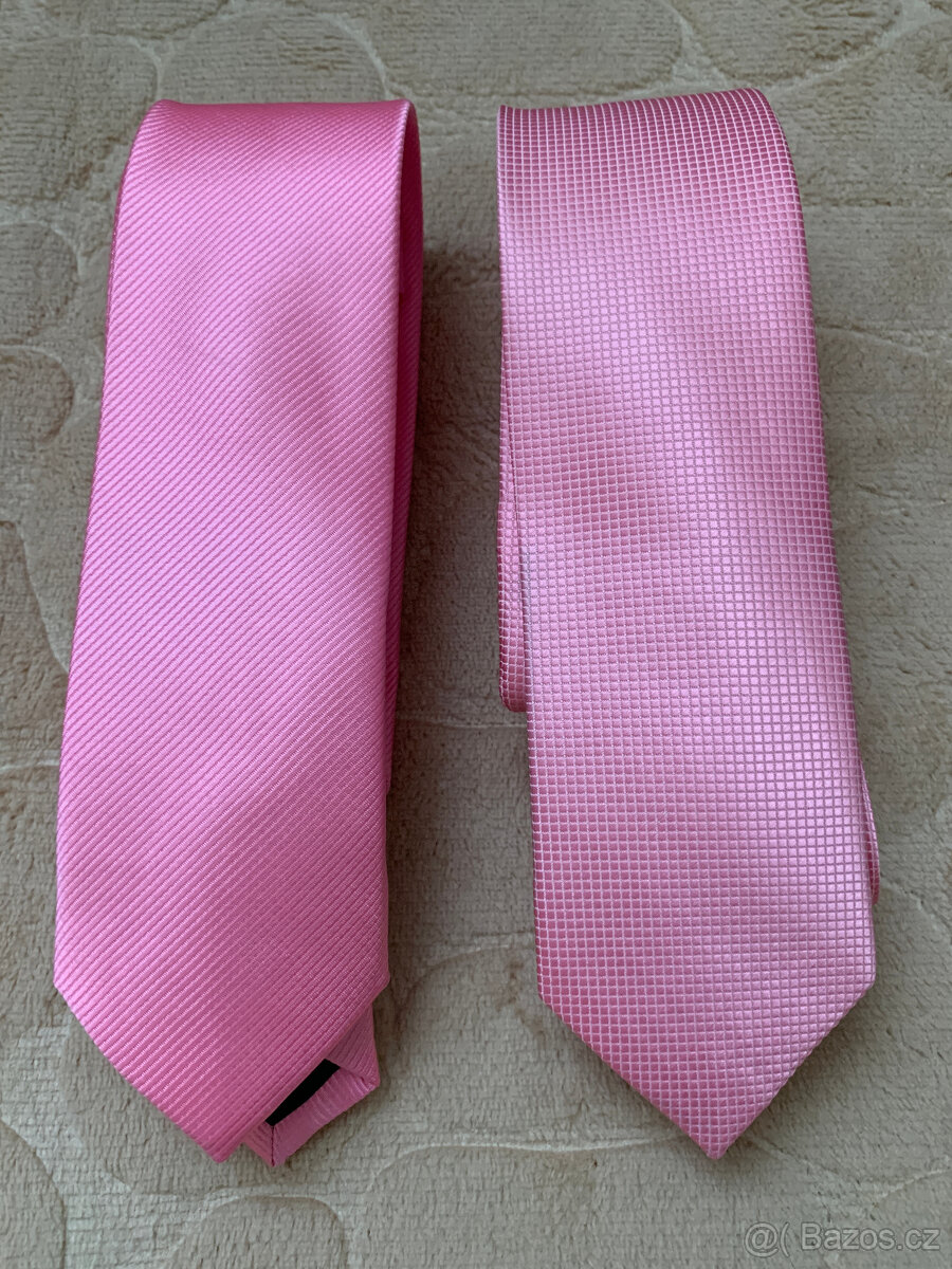 Růžová kravata - 4