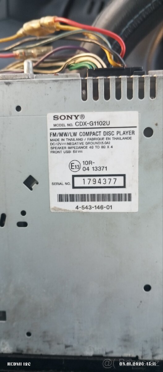 Autoradio Sony 4 x55 W - 4