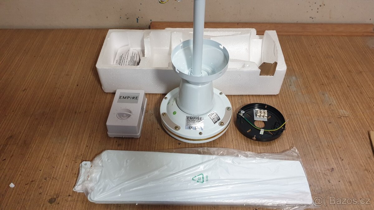 Stropní elektrický ventilátor 220V, nový - 4
