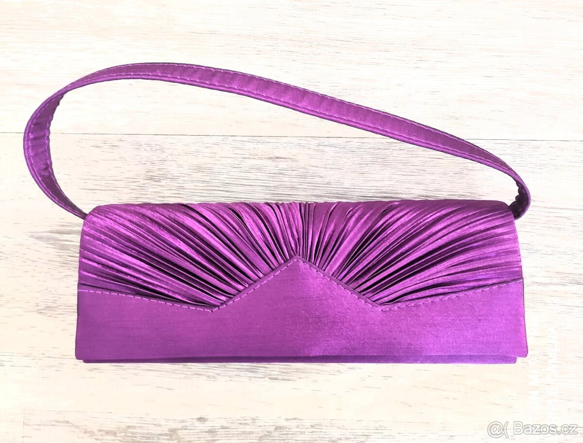 DÁMSKÉ SPOLEČENSKÉ ŠATY DLOUHÉ FIALOVÉ VELIKOST L - 4