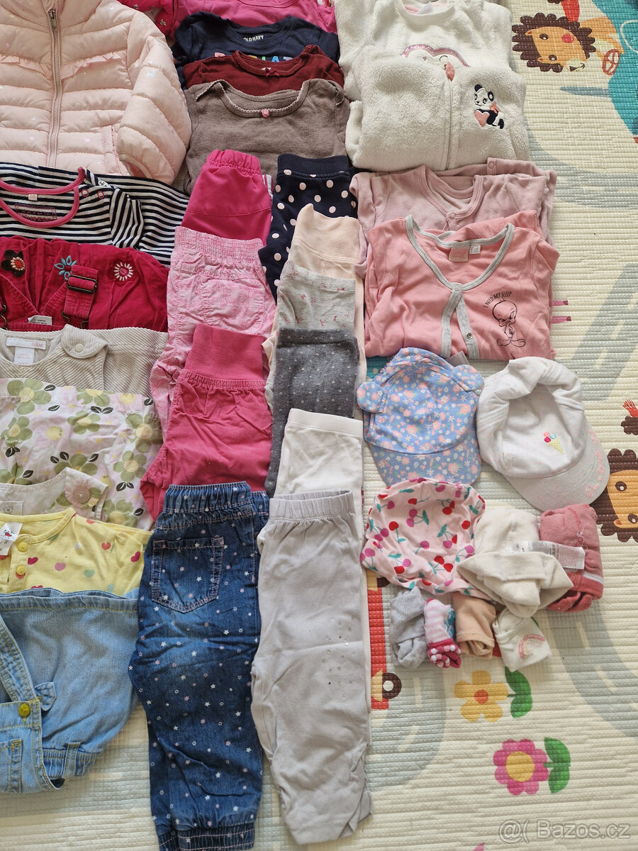 Velká taška oblečení pro holčičku 9-12m - 4