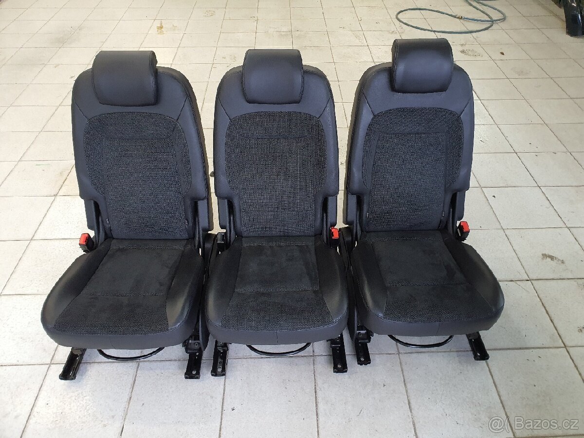 interier sedacky kuze alcantara ford s-max galaxy - 4