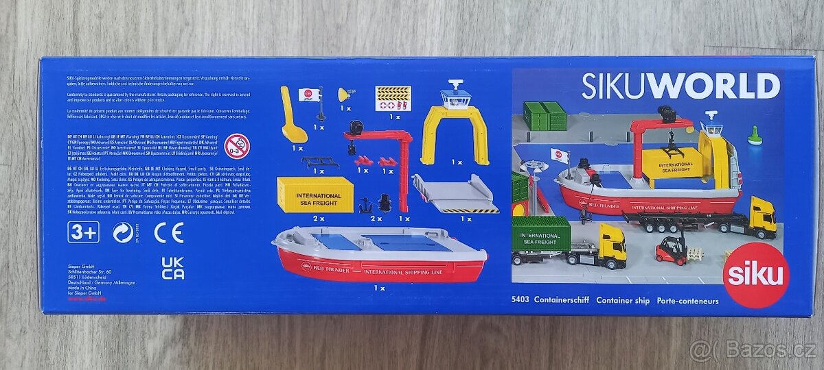 Siku 5403 Loď přepravující kontejnery (vánoční dárek) - 4