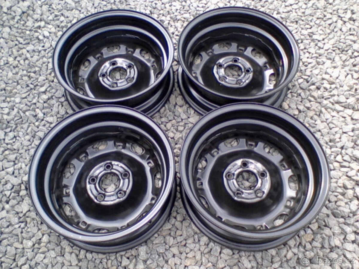 14 plechové disky Škoda Fabia I,II,III,Roomster,VW Polo - 4