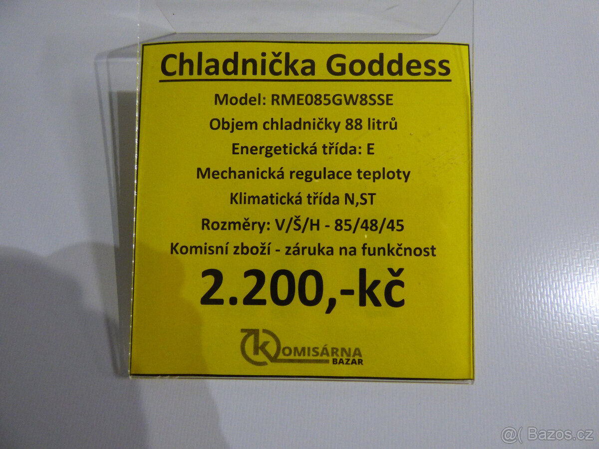 Chladnička Goddess RME085GW8SSE - 4