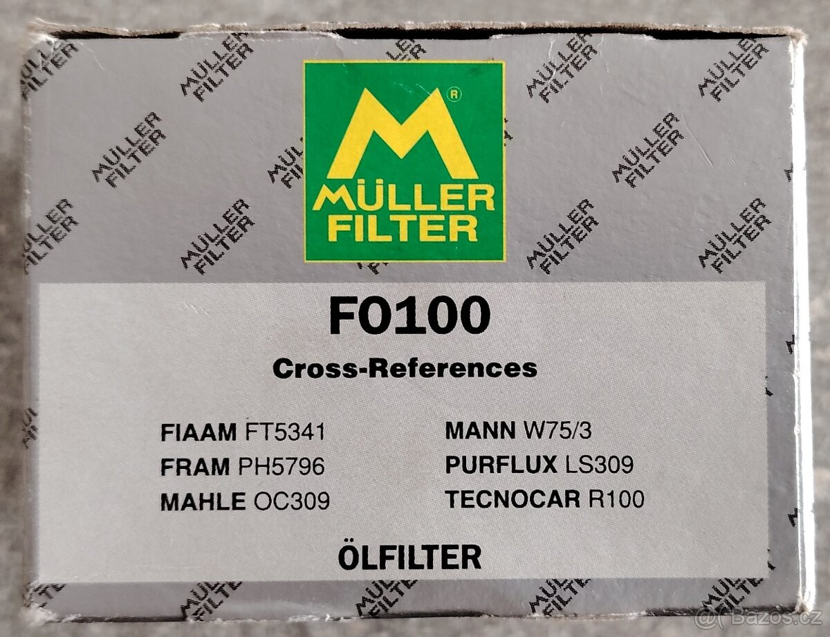 Olejový filtr - F0100 - 4