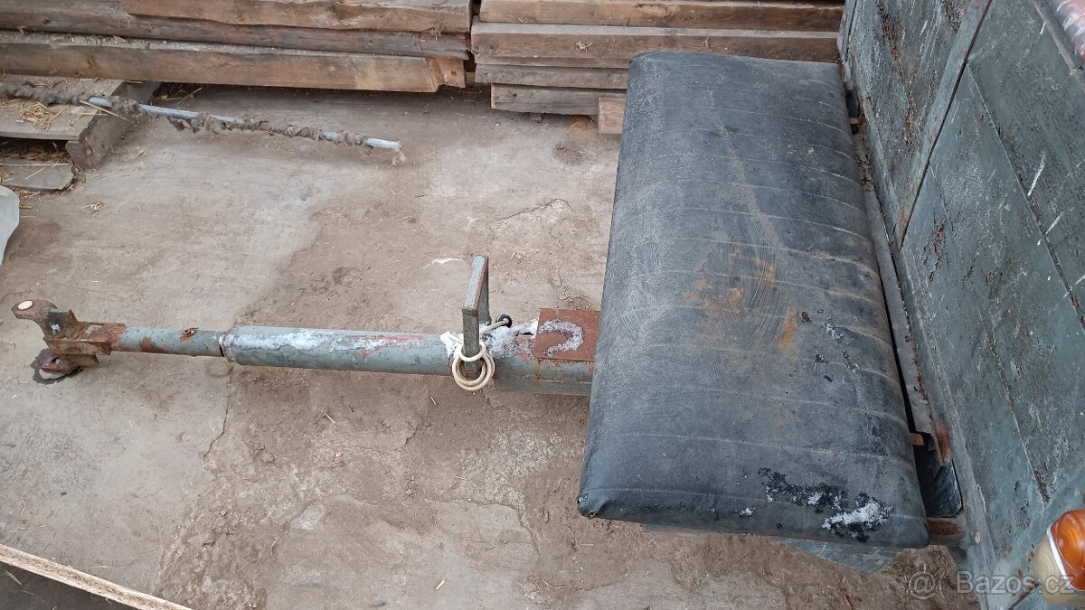 vozík vlečka domácí výroby za malotraktor fréza - 4