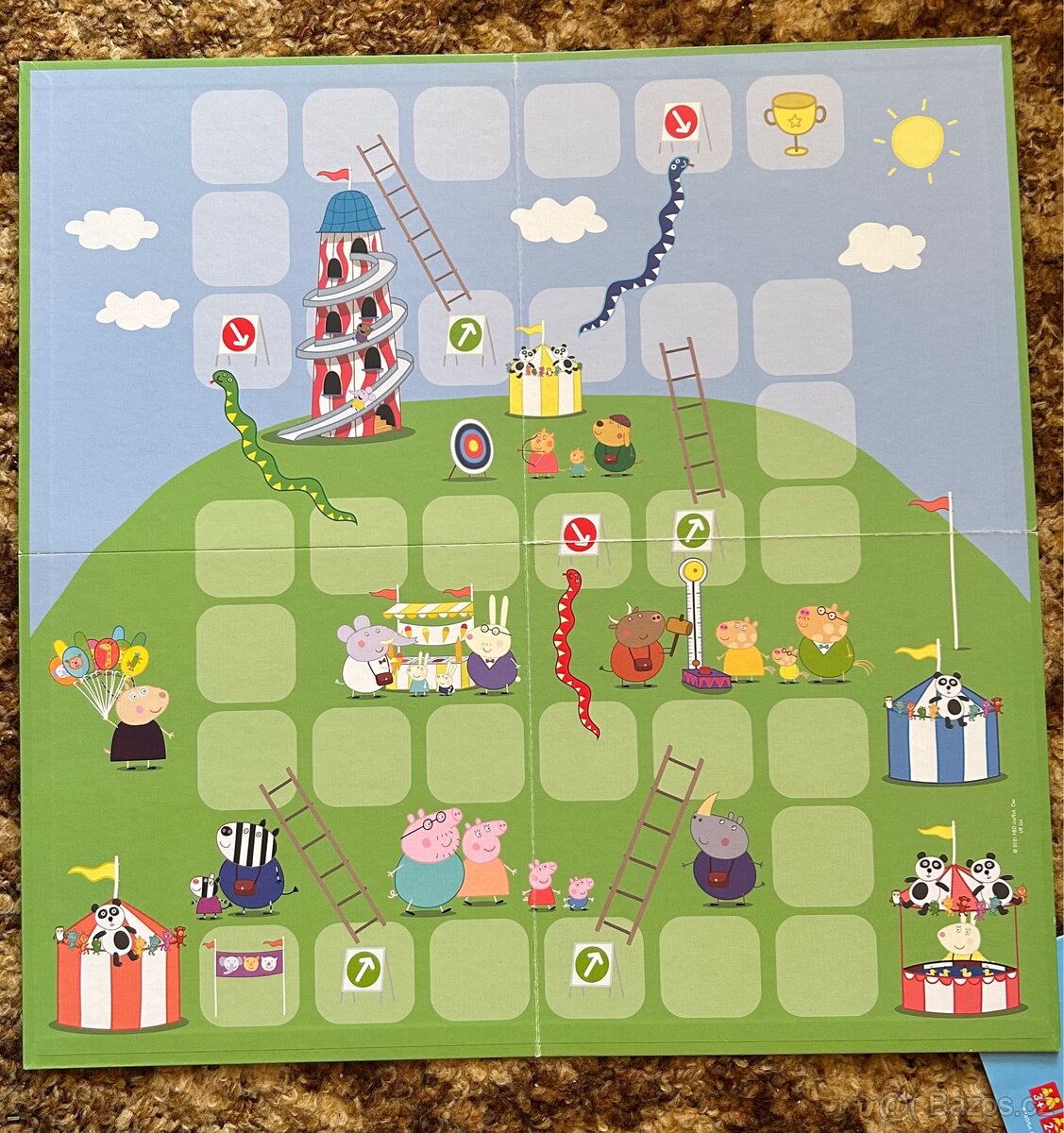 Hra Prasátko Peppa 2v1: Člověče a Hadi - 4