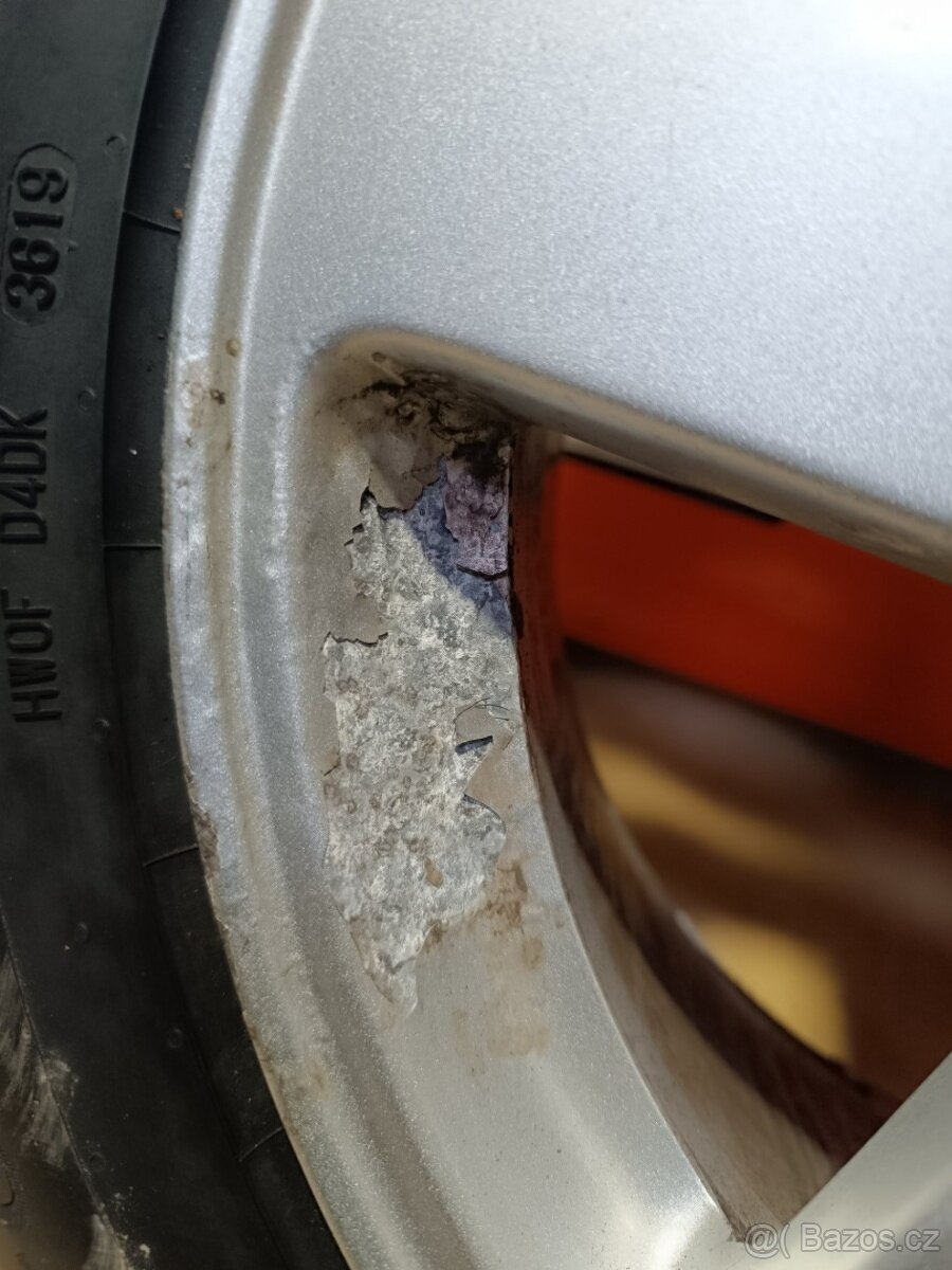 ALU kola Audi A3, 7x16'' , 5x100 + zimní 205/55R16 - 4