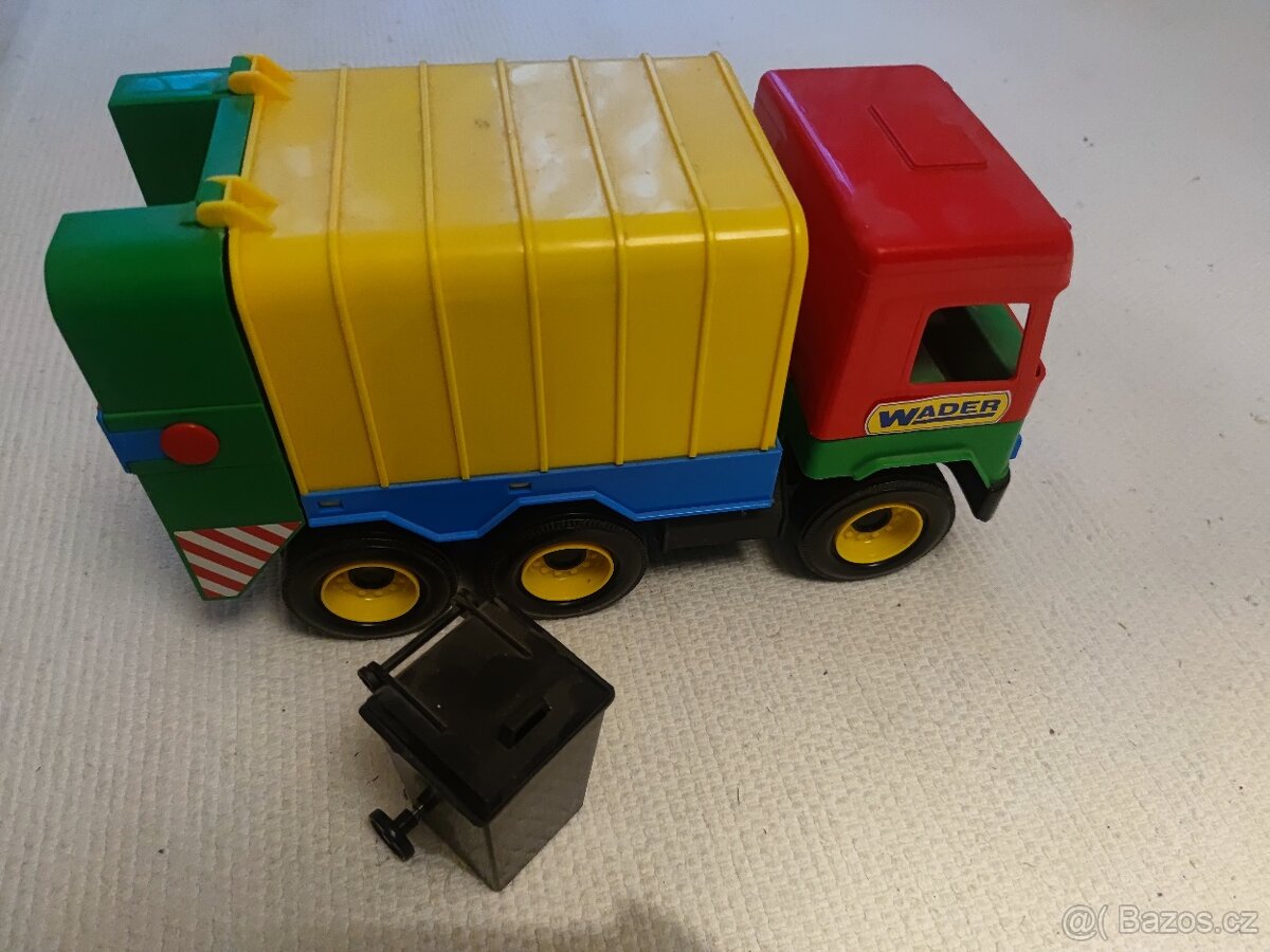 Popelářské auto 41 cm WADER middle truck - 4