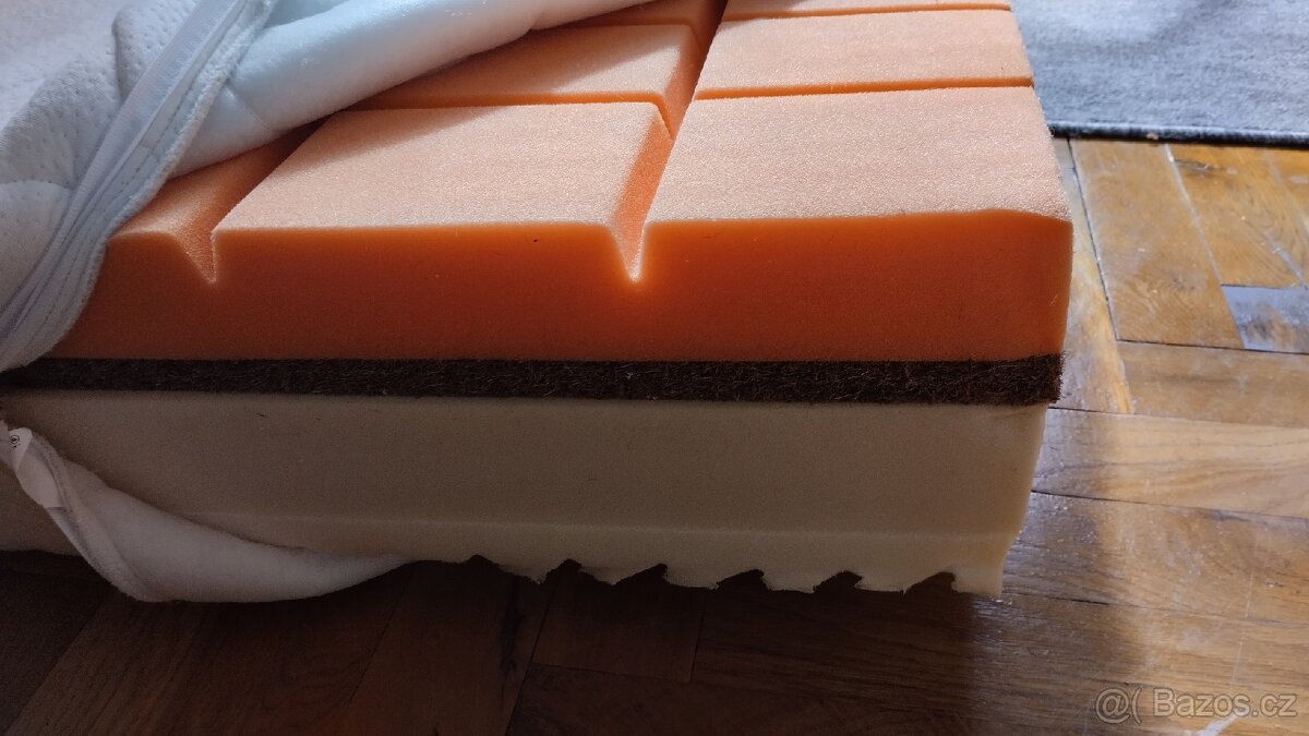 Matrace 200x90x20 cm HARD SOFT 1 rok - 4