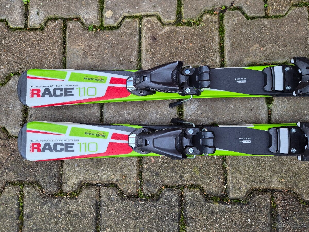 Dětské lyže Elan Race 110 + lyžaky 20 cm - 4