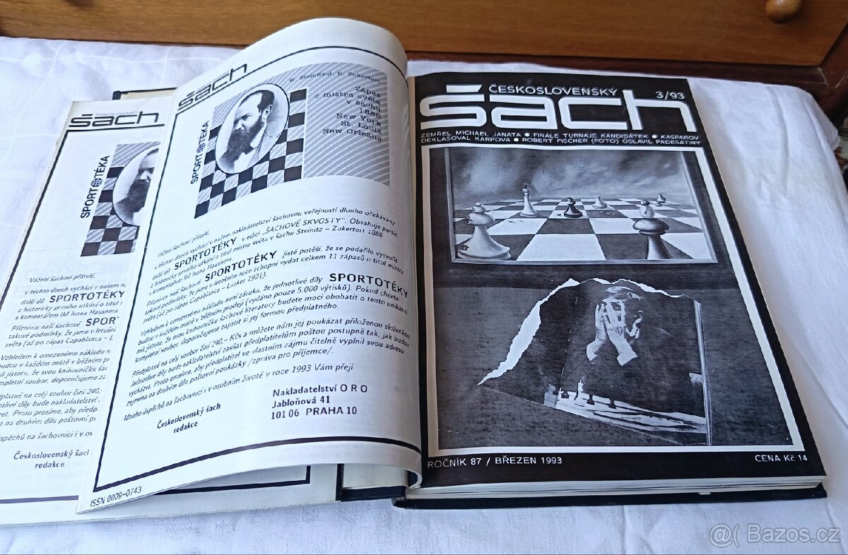 Kniha Šach 1993 - 4