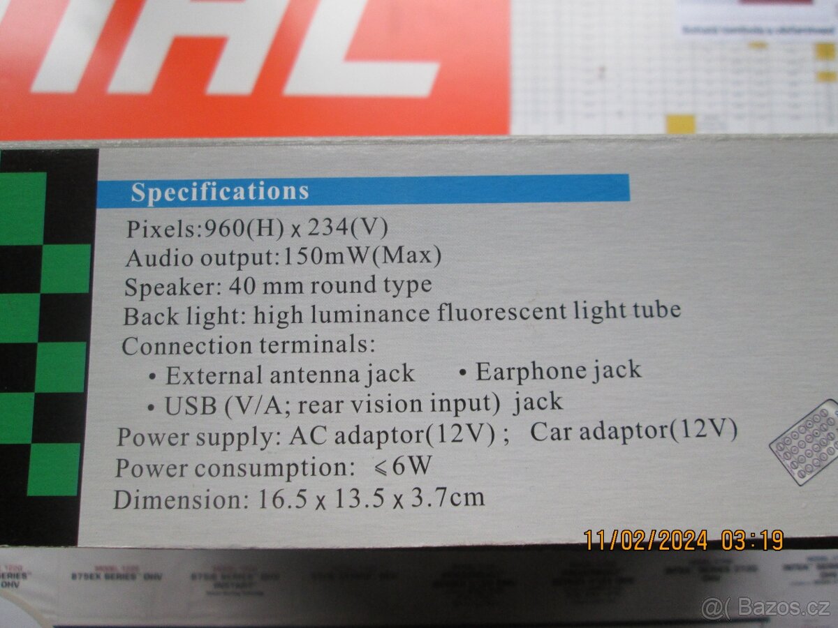 Televize mini LCD Color - 4