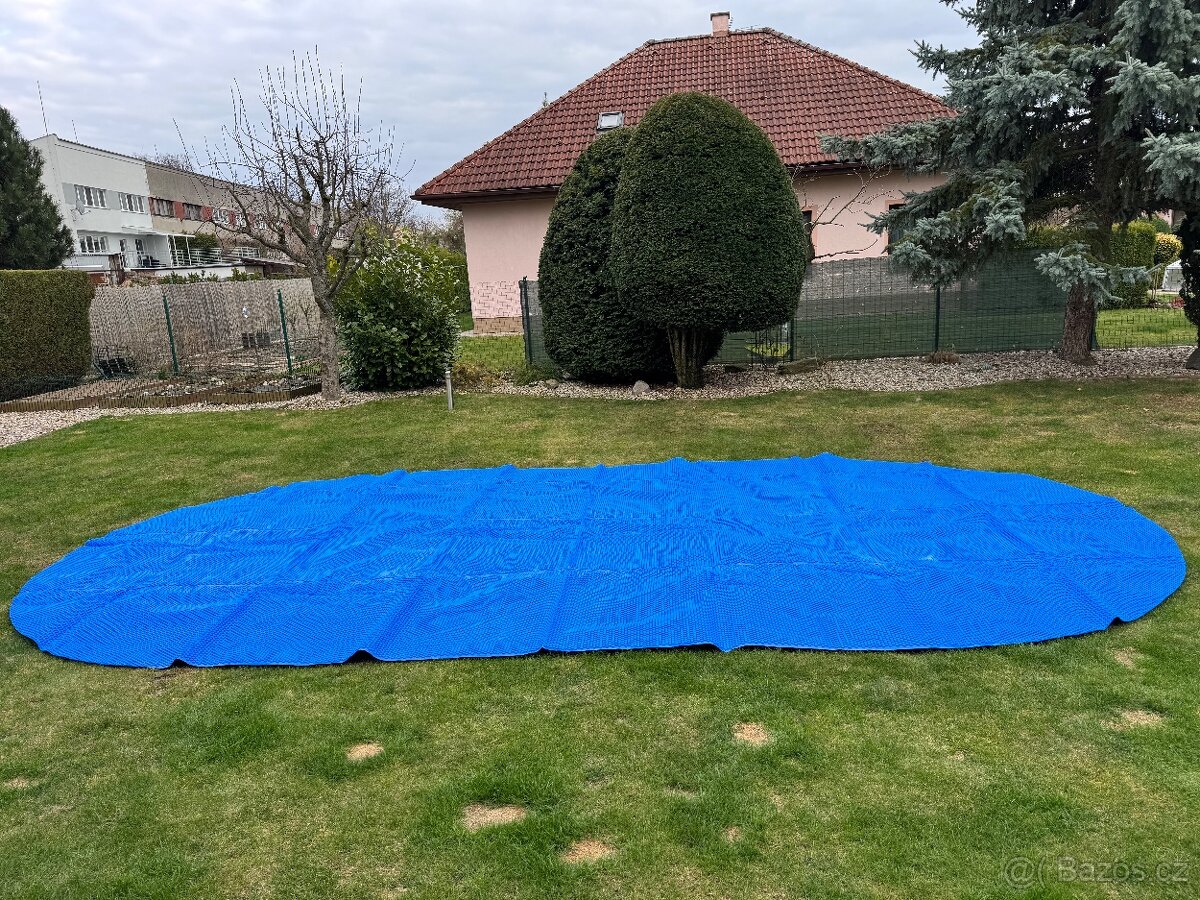 SOLÁRNÍ PLACHTA NA BAZÉN - OVÁL 7x3,5m - 4