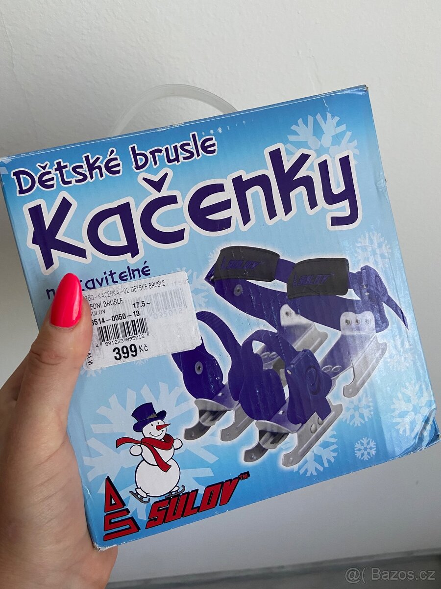 Dětské brusle nastavitelné tzv. Kačenky - 4