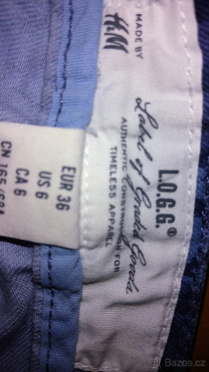 Vzorované jeans - 4