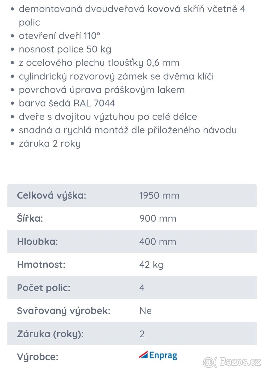 Plechová skříň do kanceláře - 4