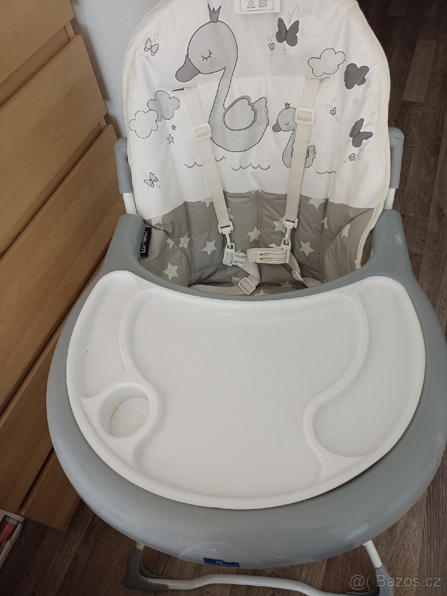Dětské jídelní židlička, krásný stav - 4