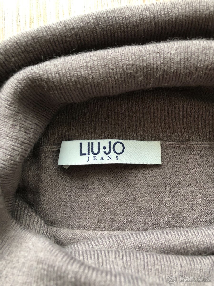 Šedý svetr LIU JO_viskóza&vlna_XS - 4
