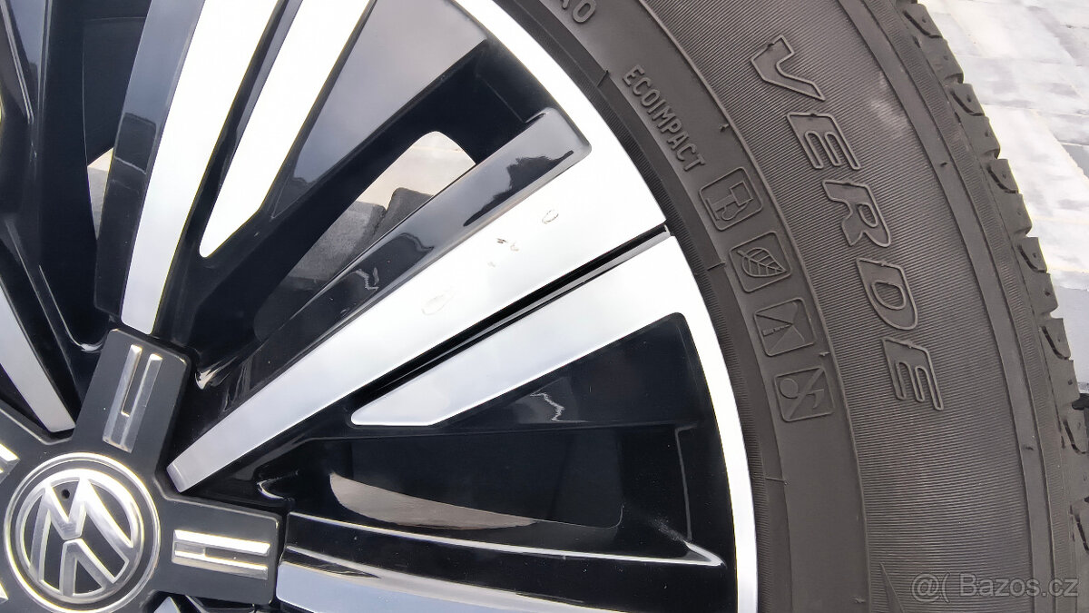 19 originál 5x112 VW TOUAREG R-Line ☀️ Pirelli 255/55 R19 - 4