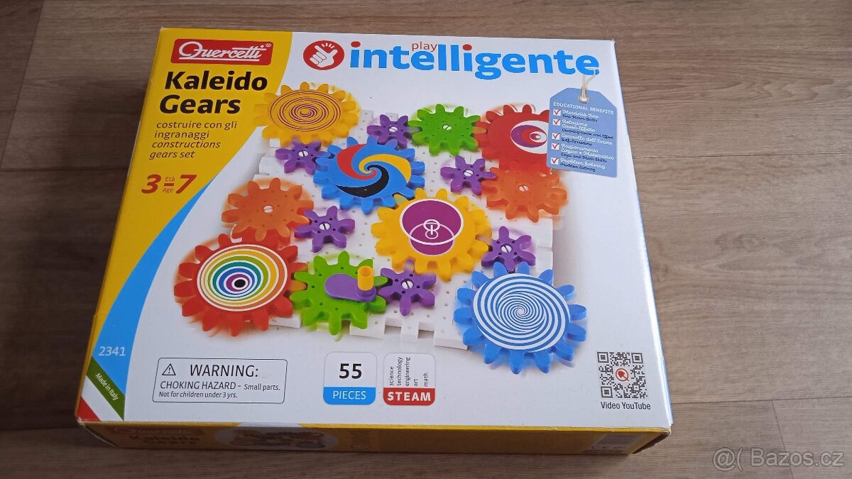 Stavebnice Quercetti Georello Toolbox + Kaleido Gears - 4